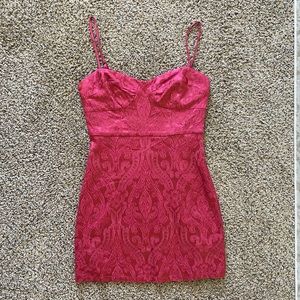 Free People pink mini dress